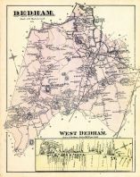 Dedham, West Dedham, Norfolk County 1876